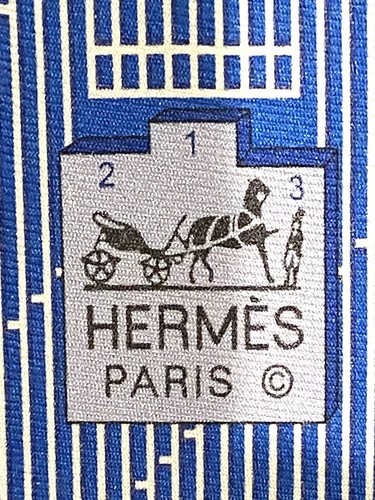 Hermes blue 645695 - blue,