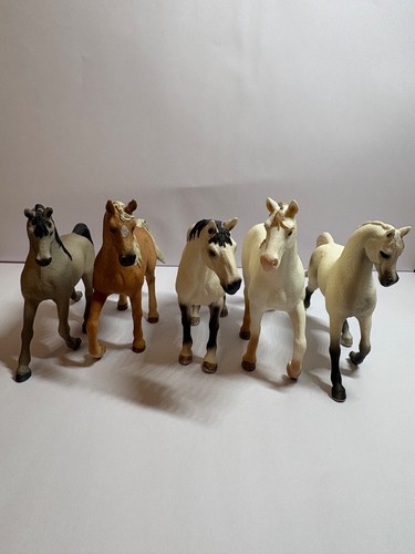 Assorted schleich horses and - schleich,