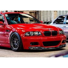 bmw E46 CSL Front lip spoiler M3 bumper Splitter BEST FIT csl spoiler
