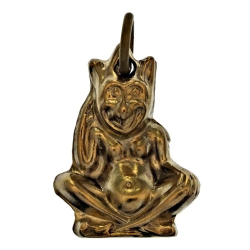 Vintage brass lucky pixie - lucky,