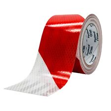 Red & White Self-Adhesive Prismatic Flashback® Reflective Tape Warning Tape