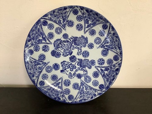 Old imari porcelain platter - porcelain,