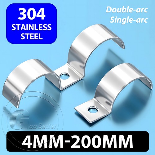 Half saddle clip clamp - half, 304
