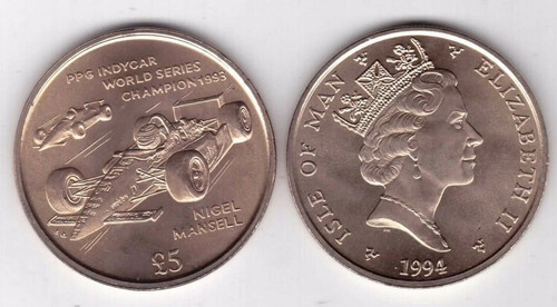 Isle man virenium pounds - virenium, 5