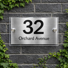 House Number Plaques