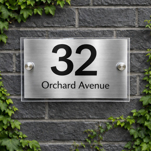 House number plaques - number,