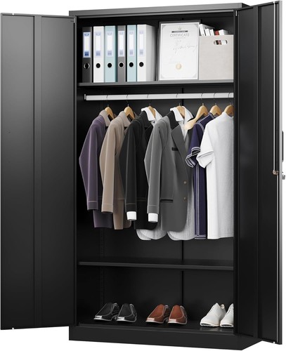 Metal wardrobe cabinets with - metal,