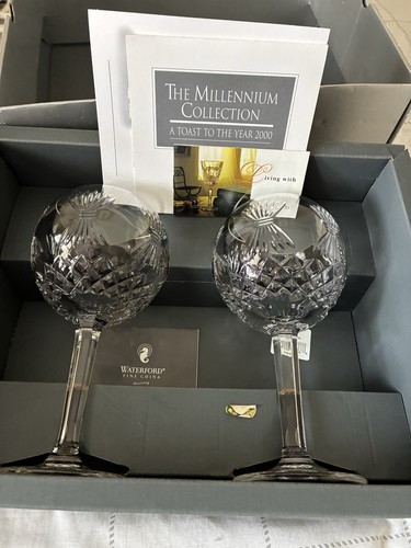 Waterford millennium goblets - waterford,
