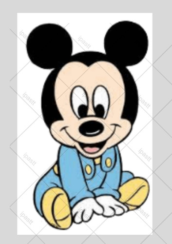 6 baby mickey mouse - 3",4",5",6",