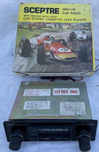 Vintage car radio - vintage,