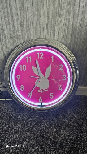 Playboy retro neon wall - , clock