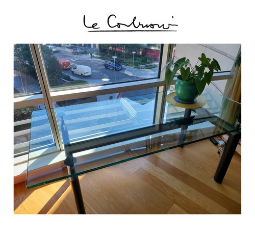 Vintage corbusier lc6 glass - corbusier,