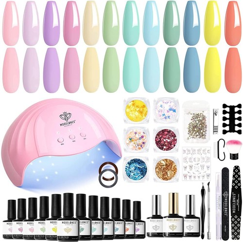 Modelones gel nail kit - nail, 12