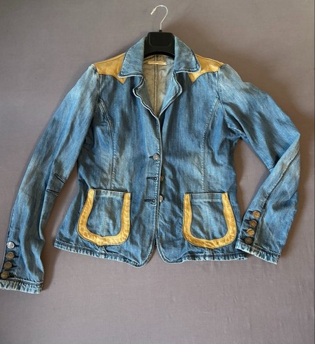 Vintage chevignon denim blazer - chevignon,