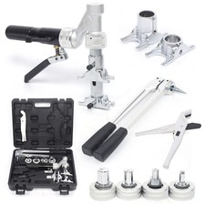 Hydraulic pressing tool for REHAU Rautitan sliding sleeve tool clamping device