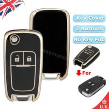 2B Car Key Fob Case Cover for Vauxhall Astra J Insignia Corsa Zafira Meriva Adam