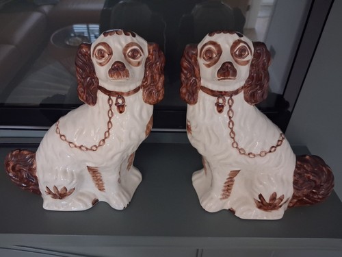 Pair vintage ceramic - vintage,