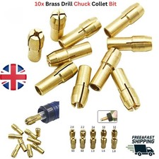 10x Brass Drill Chuck Collet