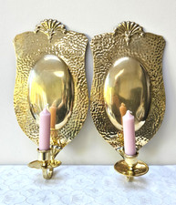 Vintage Swedish brass wall