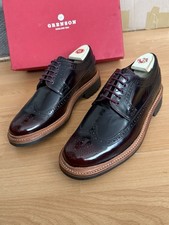 Grenson Burgundy Leather Mens