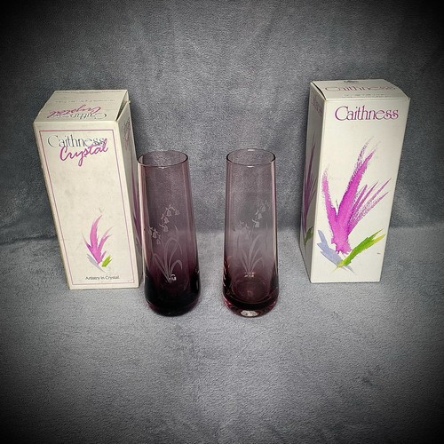 Caithness crystal vases - caithness,