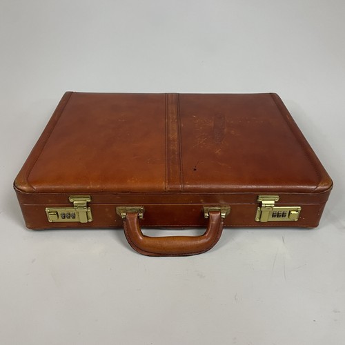 Vintage tan brown - tan/brown, leather