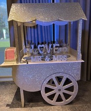 HIRE Diamonte Crystal Sweetcart Weddings Events Birthday White Bling Postbox For