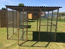 Animal Run 6FT x 9FT x 6FT Pet Run 19G Rabbit Chicken Pen Bird Aviary