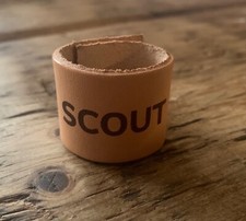 LEATHER SCOUT WOGGLE - SCOUT