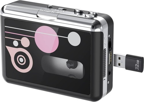 Portable cassette tape player - tape,