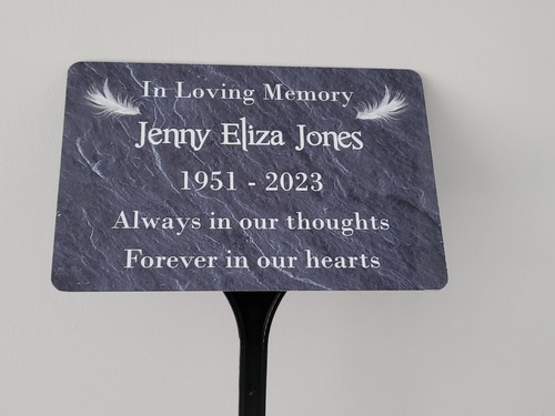 Personalised memorial plaque - memorial,