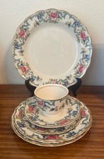 ROYAL DOULTON Booths England Fine China FLORADORA 6 Piece Place Setting x2, 12pc