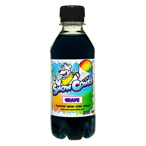 Snow cone syrup grape 250ml - cone,