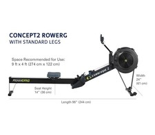Concept2 rowerg with - concept2, standing