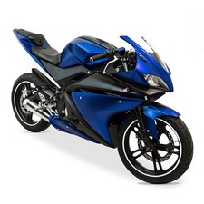 ABS Plastic Full Fairing Kit (20 panel)Blue/ Black for Yamaha YZF-R 125 08-13