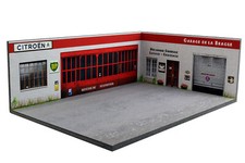 CITROËN Garage de la Brague Diorama - 1/43rd - Milena Rose - Ref.43-3-D-H-R-010