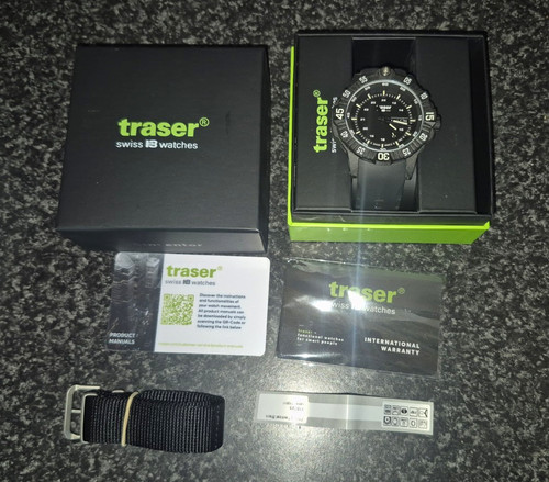 Traser p68 black - traser,