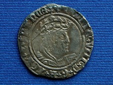 Henry VIII Groat - 2nd coinage - Bust D - Tower - mm lis