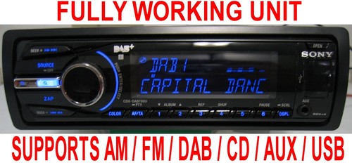 Sony cdx dab700u dab - cdx-dab700u, usb