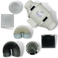 AirTech-UK Inline Bathroom Fan