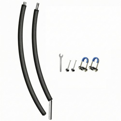 Trampoline enclosure pole - enclosure,