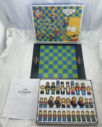 1991 simpsons chess - set, by