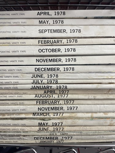 Lot vogue magazines 70s - vogue, magazines,