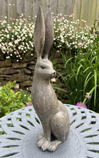 Hand Carved Archipelago Large Wooden Hare Sculpture Fully Marked 43cm Rare