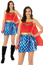 Wonder Woman Costume Ladies Superhero Licensed Fancy Dress Outfit DC Comic