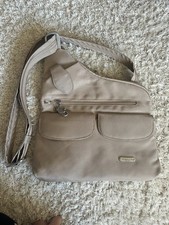 Travelon anti-theft cross-body bag In Beige Colour 30x30x2cm
