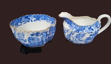 Spode Milk Cream Jug & Sugar