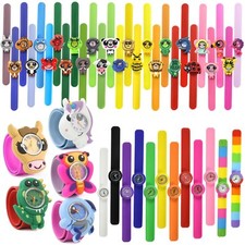 Wacky Watches Kids Animal Slap Children's Fun Designs Snap on Band Accessories