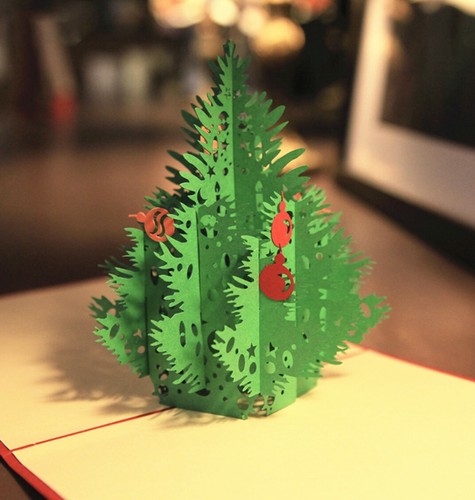 Pop christmas tree - up,