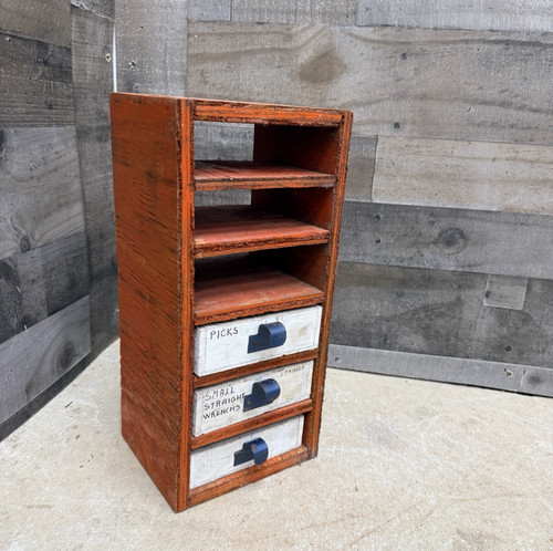 Small wood storage cabinet - small, w/
